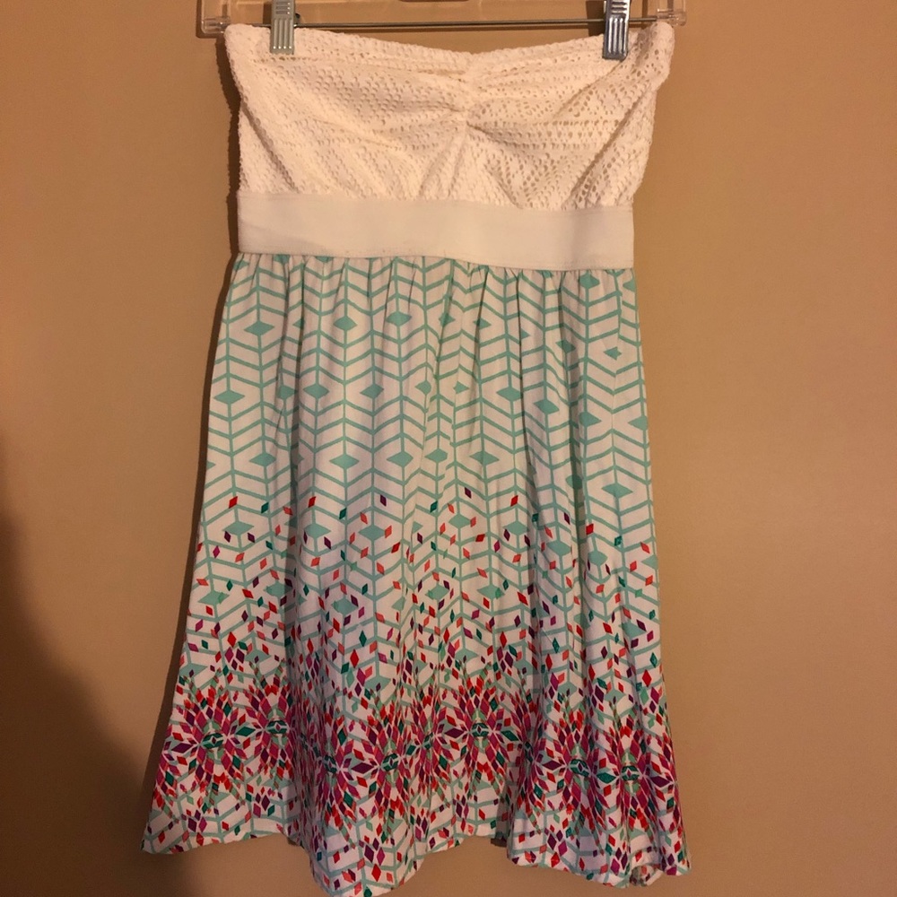Strapless dress